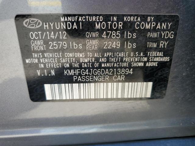 Photo 11 VIN: KMHFG4JG6DA213894 - HYUNDAI AZERA 