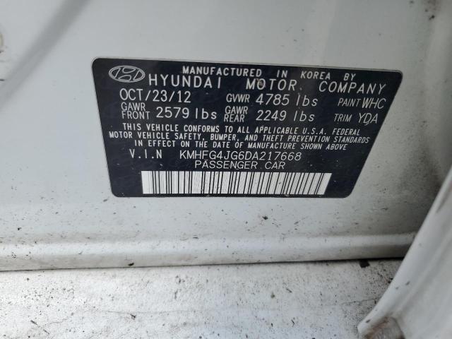 Photo 11 VIN: KMHFG4JG6DA217668 - HYUNDAI AZERA 