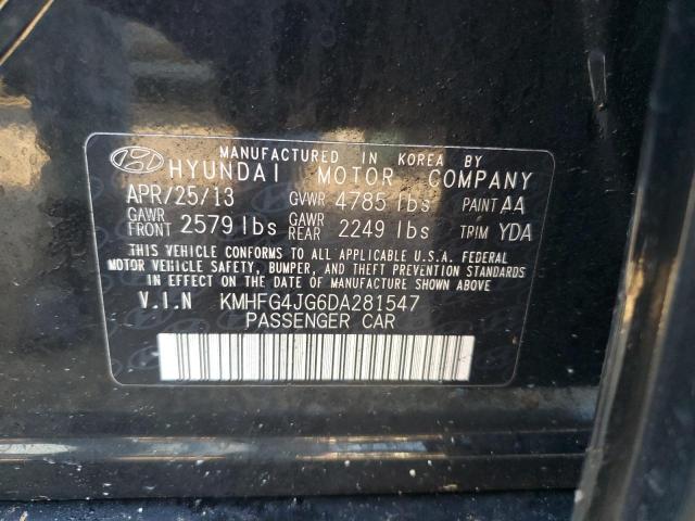 Photo 9 VIN: KMHFG4JG6DA281547 - HYUNDAI AZERA 