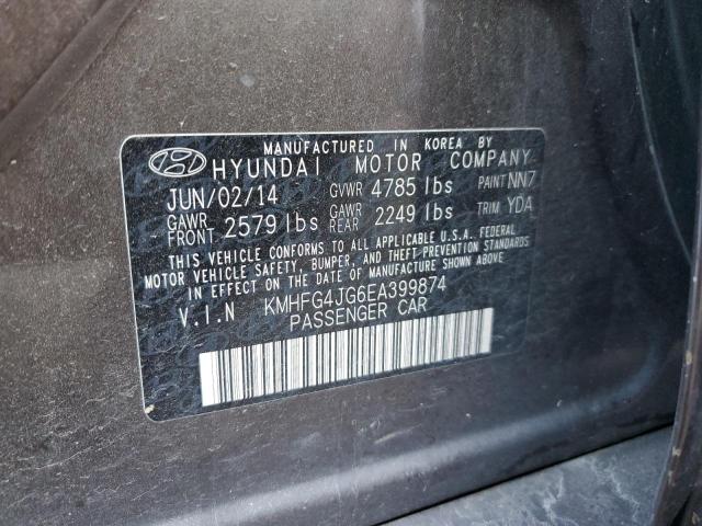 Photo 9 VIN: KMHFG4JG6EA399874 - HYUNDAI AZERA 