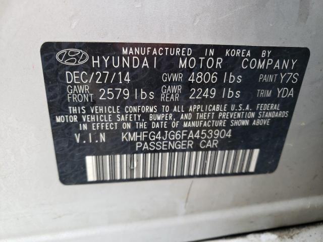 Photo 12 VIN: KMHFG4JG6FA453904 - HYUNDAI AZERA 