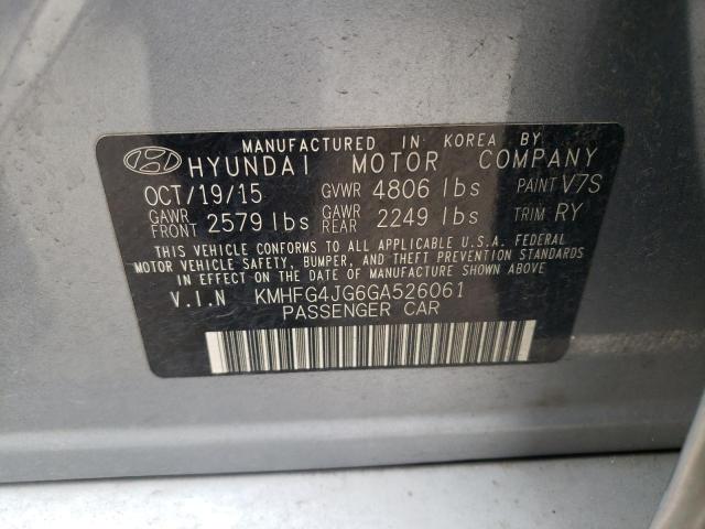 Photo 9 VIN: KMHFG4JG6GA526061 - HYUNDAI AZERA 