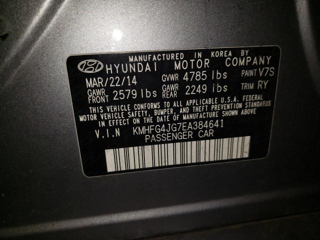 Photo 9 VIN: KMHFG4JG7EA384641 - HYUNDAI AZERA 