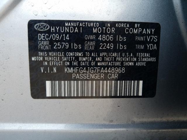 Photo 9 VIN: KMHFG4JG7FA448968 - HYUNDAI AZERA 