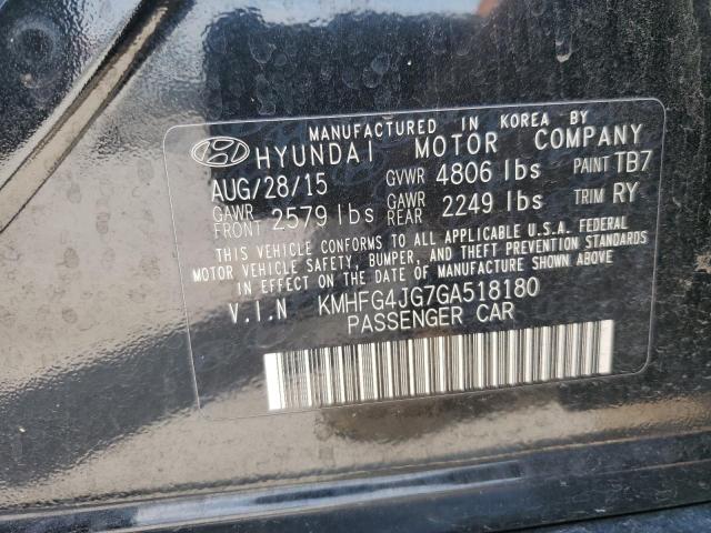 Photo 12 VIN: KMHFG4JG7GA518180 - HYUNDAI AZERA 