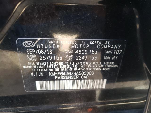 Photo 9 VIN: KMHFG4JG7HA583080 - HYUNDAI AZERA 