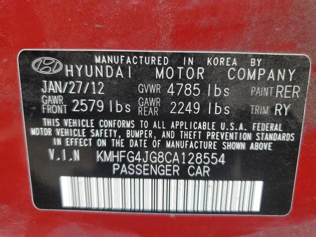 Photo 11 VIN: KMHFG4JG8CA128554 - HYUNDAI AZERA 