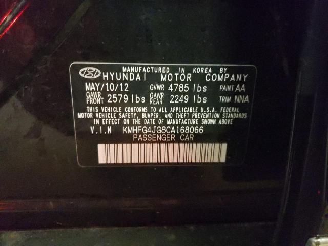 Photo 11 VIN: KMHFG4JG8CA168066 - HYUNDAI AZERA GLS 