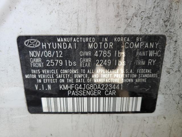 Photo 9 VIN: KMHFG4JG8DA223441 - HYUNDAI AZERA 