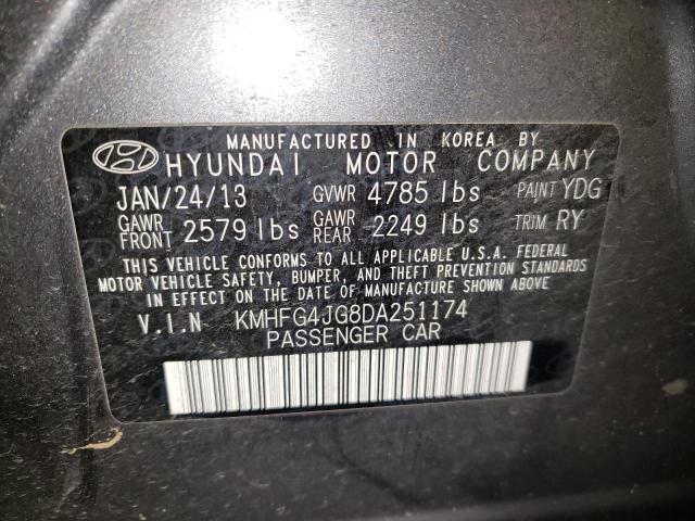 Photo 11 VIN: KMHFG4JG8DA251174 - HYUNDAI AZERA 