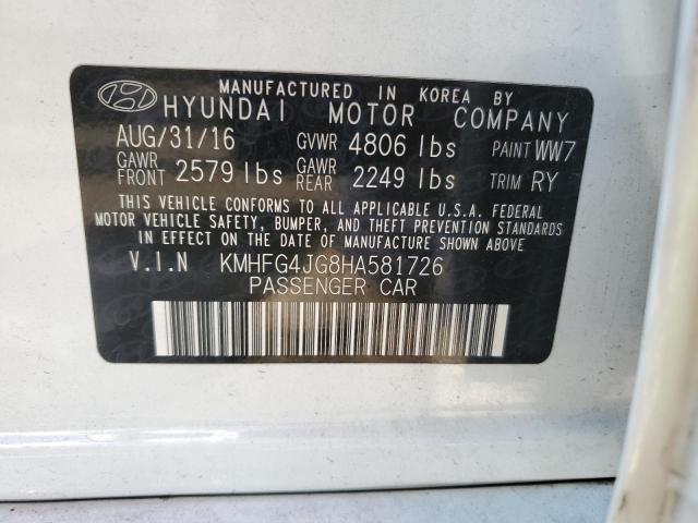 Photo 12 VIN: KMHFG4JG8HA581726 - HYUNDAI AZERA 