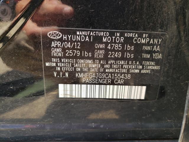 Photo 9 VIN: KMHFG4JG9CA155438 - HYUNDAI AZERA 