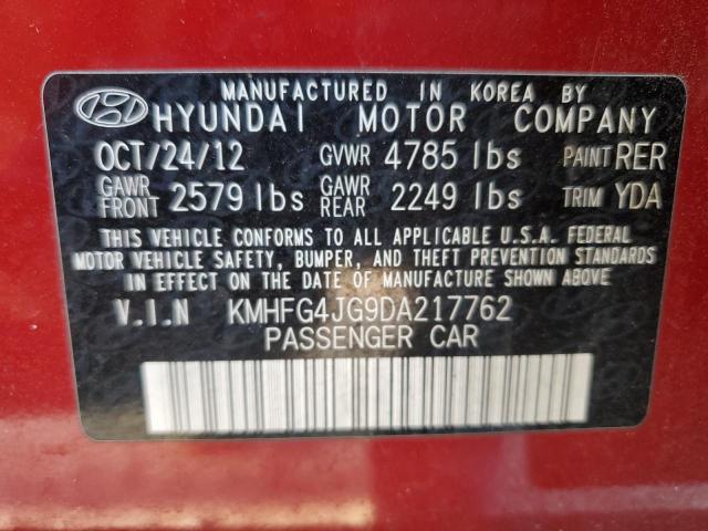 Photo 12 VIN: KMHFG4JG9DA217762 - HYUNDAI AZERA 