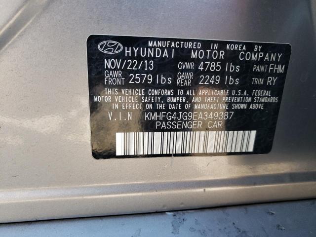 Photo 12 VIN: KMHFG4JG9EA349387 - HYUNDAI AZERA 