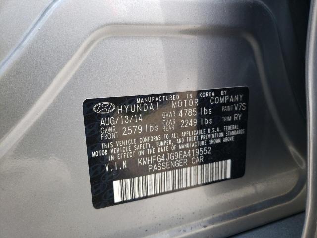 Photo 9 VIN: KMHFG4JG9EA419552 - HYUNDAI AZERA 