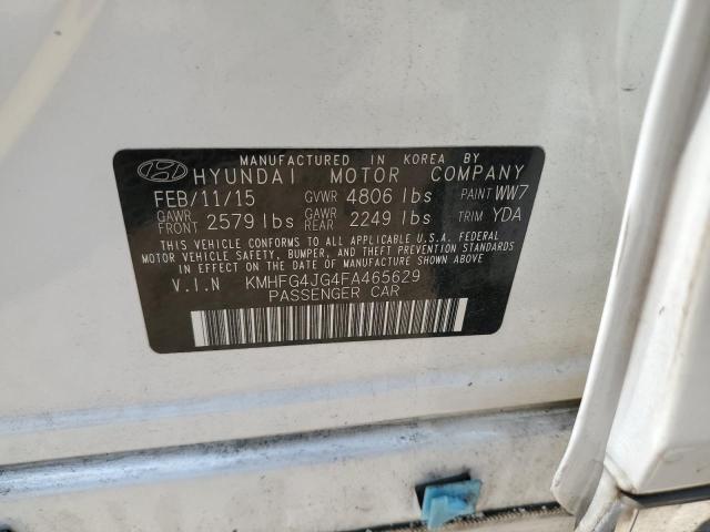 Photo 11 VIN: KMHFG4JGAFA465629 - HYUNDAI AZERA 