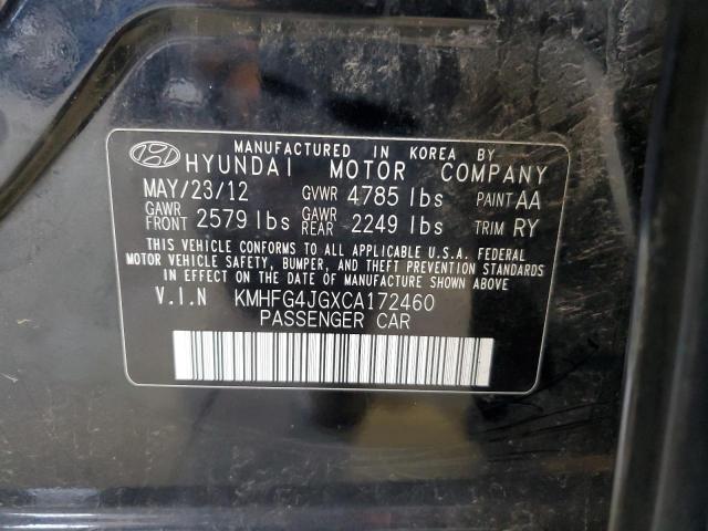 Photo 11 VIN: KMHFG4JGXCA172460 - HYUNDAI AZERA 