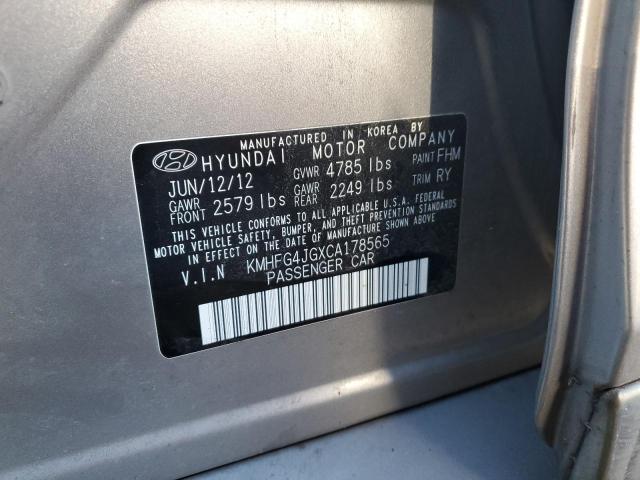 Photo 11 VIN: KMHFG4JGXCA178565 - HYUNDAI AZERA GLS 