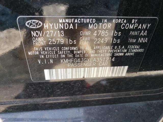 Photo 11 VIN: KMHFG4JGXEA351214 - HYUNDAI AZERA 