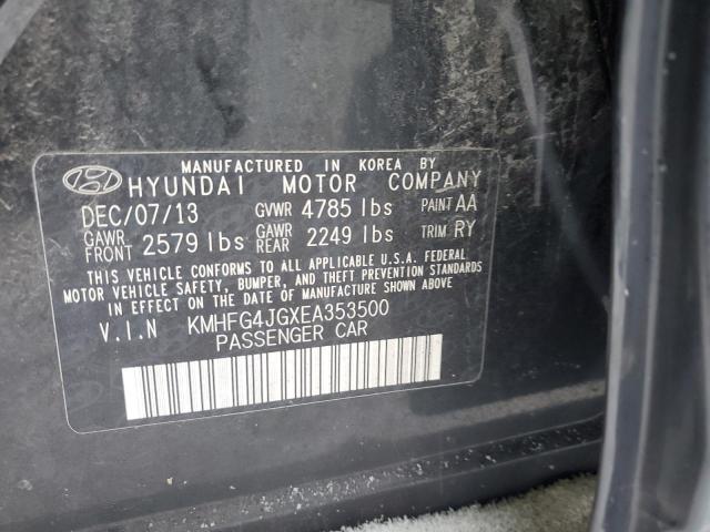 Photo 11 VIN: KMHFG4JGXEA353500 - HYUNDAI AZERA 