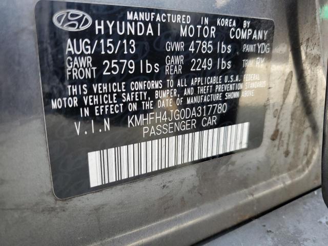 Photo 11 VIN: KMHFH4JG0DA317780 - HYUNDAI AZERA 