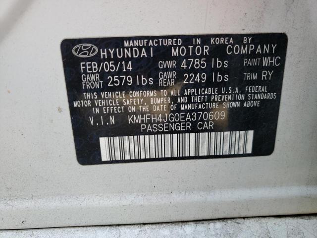 Photo 9 VIN: KMHFH4JG0EA370609 - HYUNDAI AZERA GLS 