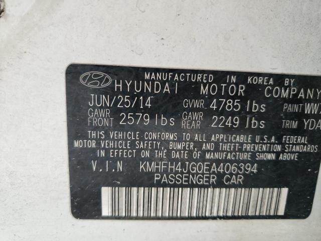 Photo 11 VIN: KMHFH4JG0EA406394 - HYUNDAI AZERA GLS 