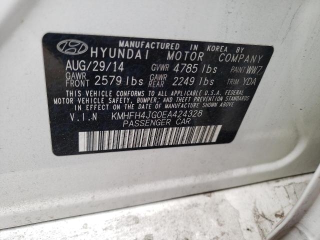 Photo 12 VIN: KMHFH4JG0EA424328 - HYUNDAI AZERA GLS 