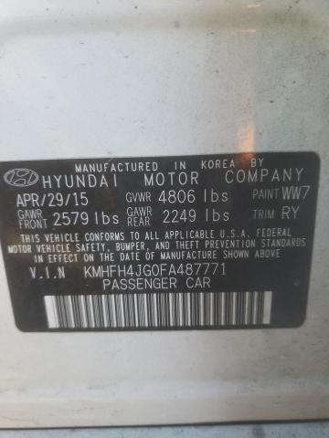 Photo 9 VIN: KMHFH4JG0FA487771 - HYUNDAI AZERA LIMI 