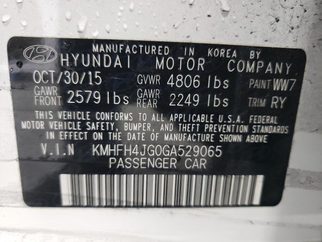 Photo 11 VIN: KMHFH4JG0GA529065 - HYUNDAI AZERA 