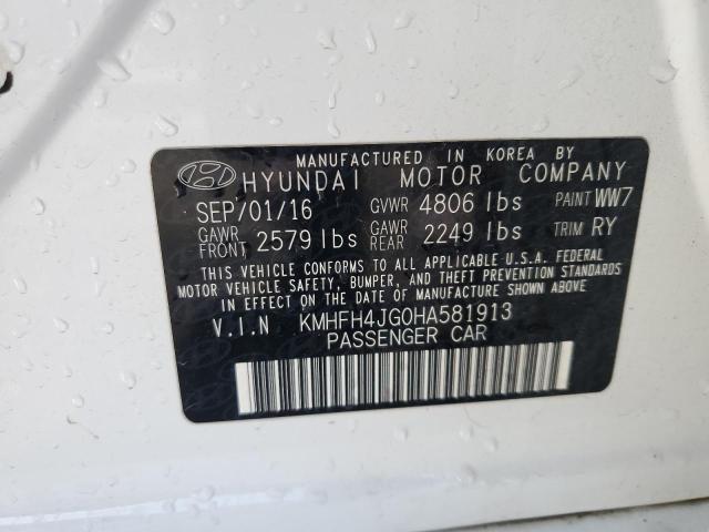 Photo 11 VIN: KMHFH4JG0HA581913 - HYUNDAI AZERA LIMI 