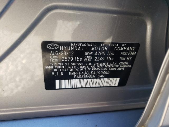 Photo 9 VIN: KMHFH4JG1DA199495 - HYUNDAI AZERA GLS 