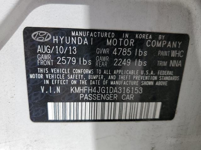 Photo 12 VIN: KMHFH4JG1DA316153 - HYUNDAI AZERA GLS 