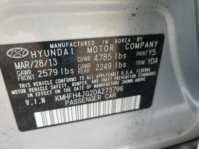 Photo 11 VIN: KMHFH4JG2DA273796 - HYUNDAI AZERA GLS 