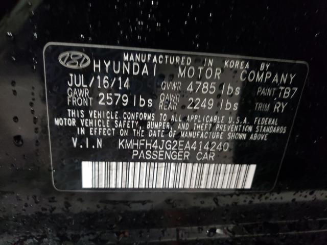 Photo 9 VIN: KMHFH4JG2EA414240 - HYUNDAI AZERA GLS 