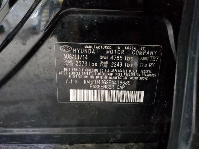 Photo 11 VIN: KMHFH4JG2EA418689 - HYUNDAI AZERA GLS 