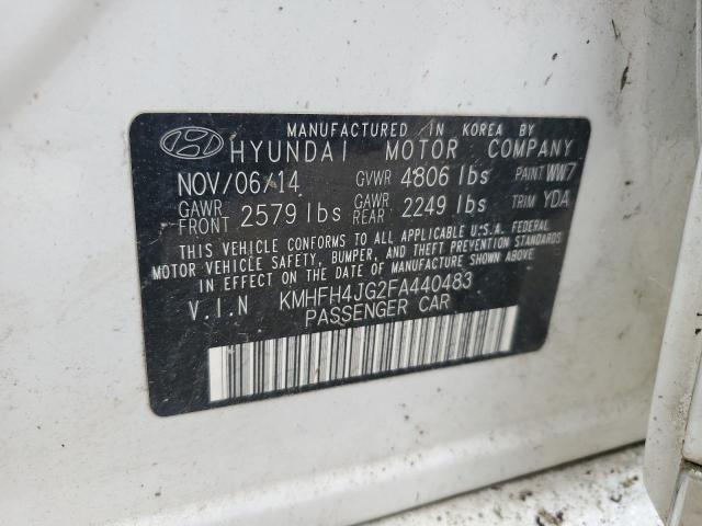 Photo 11 VIN: KMHFH4JG2FA440483 - HYUNDAI AZERA 