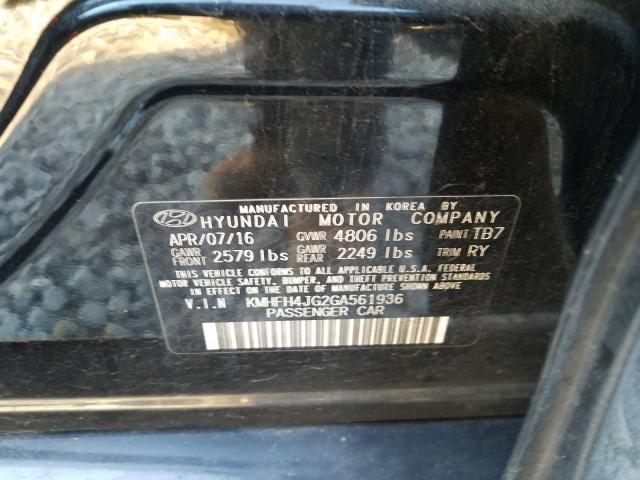 Photo 9 VIN: KMHFH4JG2GA561936 - HYUNDAI AZERA LIMI 