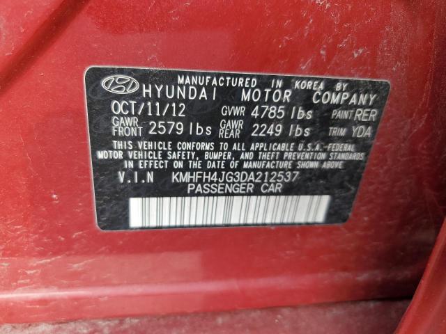 Photo 11 VIN: KMHFH4JG3DA212537 - HYUNDAI AZERA 