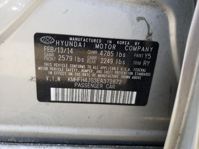 Photo 9 VIN: KMHFH4JG3EA372872 - HYUNDAI AZERA GLS 