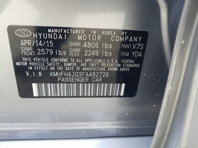 Photo 9 VIN: KMHFH4JG3FA482726 - HYUNDAI AZERA 