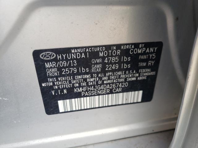 Photo 9 VIN: KMHFH4JG4DA267420 - HYUNDAI AZERA GLS 