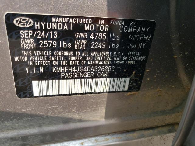 Photo 12 VIN: KMHFH4JG4DA326286 - HYUNDAI AZERA GLS 