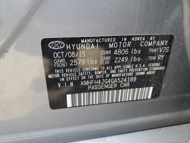 Photo 12 VIN: KMHFH4JG4GA524189 - HYUNDAI AZERA 