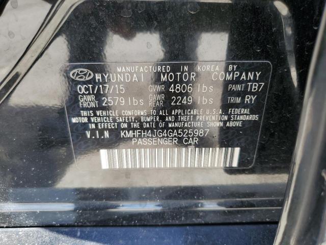 Photo 9 VIN: KMHFH4JG4GA525987 - HYUNDAI AZERA LIMI 