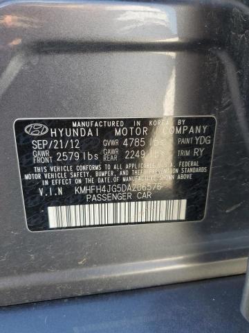 Photo 11 VIN: KMHFH4JG5DA206576 - HYUNDAI AZERA GLS 