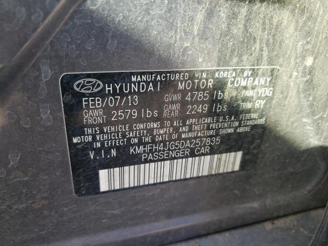 Photo 11 VIN: KMHFH4JG5DA257835 - HYUNDAI AZERA 