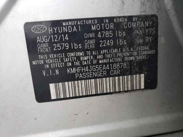 Photo 11 VIN: KMHFH4JG5EA418878 - HYUNDAI AZERA 