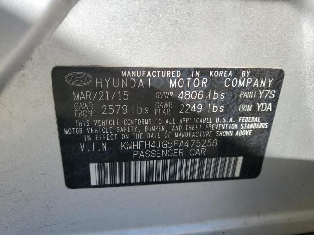 Photo 11 VIN: KMHFH4JG5FA475258 - HYUNDAI AZERA LIMI 