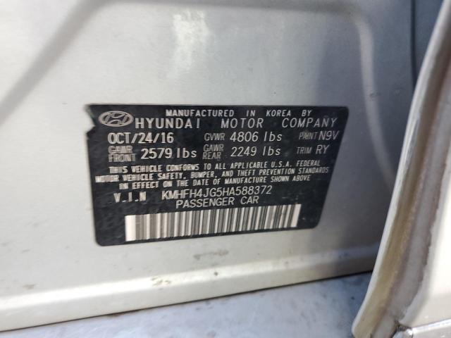 Photo 12 VIN: KMHFH4JG5HA588372 - HYUNDAI AZERA 